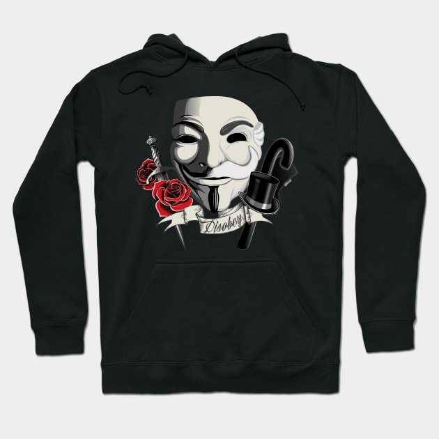 Revolution Mask Hoodie by Samiel